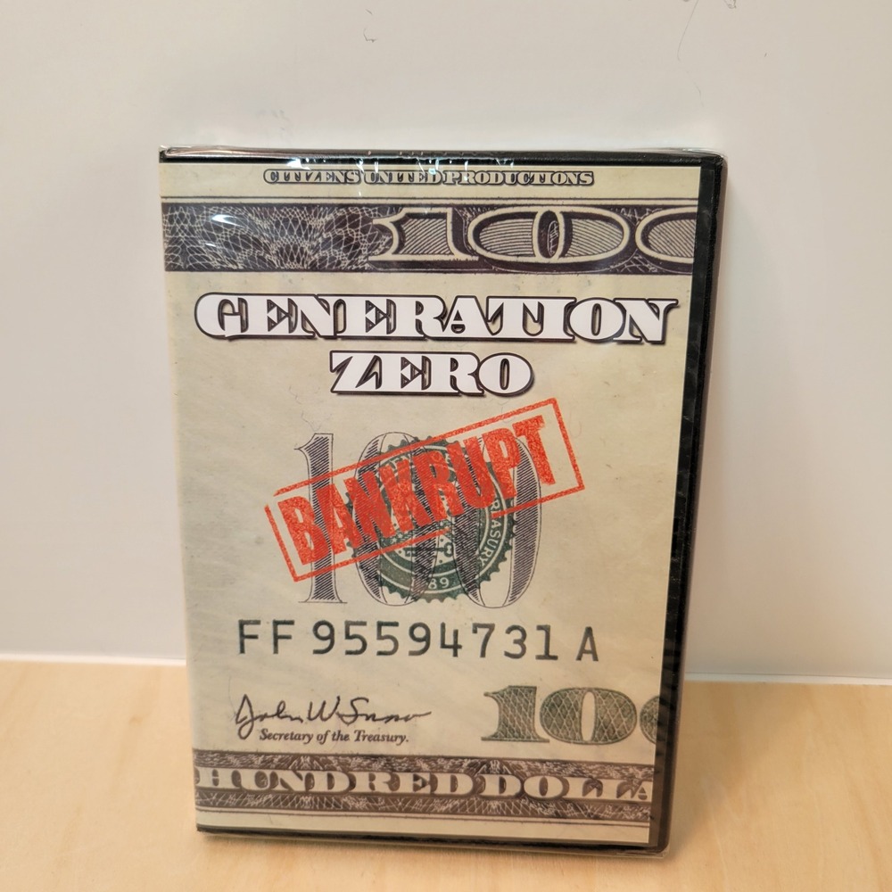 Generation Zero‎ Documentary DVD Economic Capitalism Subprime Mortgage Crisis